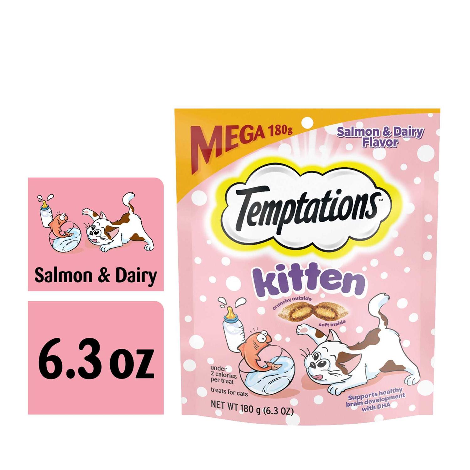 Temptations Crunchy and Soft Kitten Treats Dairy Flavor - Pet Supplies online store