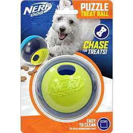 Nerf Dog Puzzle Treat Ball 3.5 Slow Feeder Dog Toy for Small & Medium Dogs - Pet Supplies online store