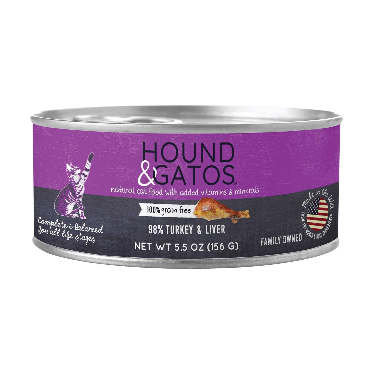 Hound & Gatos Canned Cat Food 5.5oz Liver - Pet Supplies online store