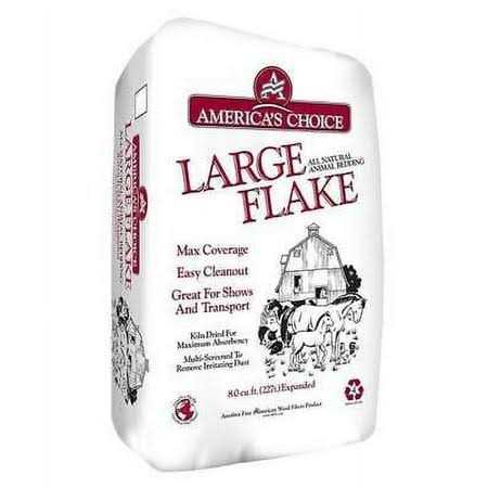 America's Choice Large Flake 8 cu ft Wood Animal Bedding - Pet Supplies online store