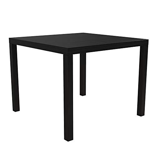 Novogratz Memphis Square Dining Table, Black