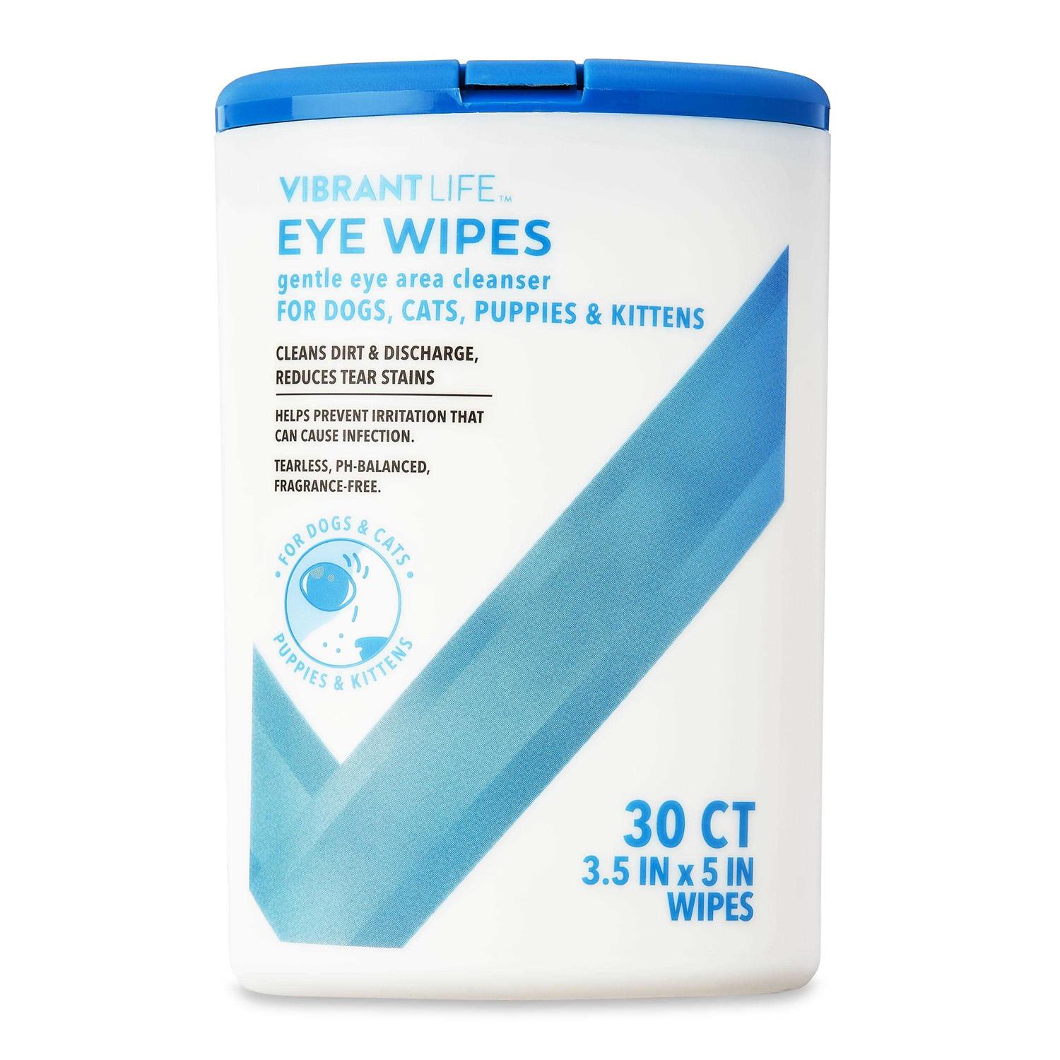 Vibrant Life Eye Wipes for Cats & Dogs - Pet Supplies online store