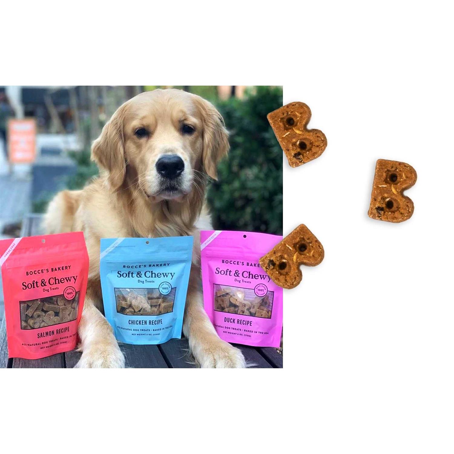 Bocce's Bakery Soft & Chewy Peanut Butter & Banana Dog Treats - Pet Supplies online store