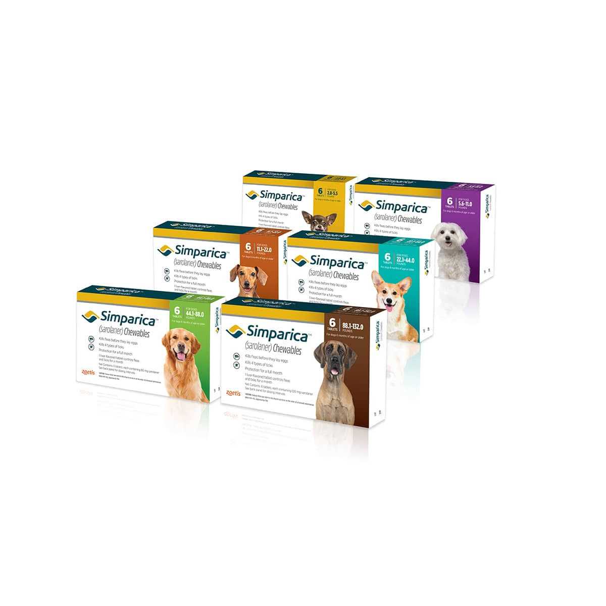 Simparica Chewable Tablet for Dogs - Pet Supplies online store