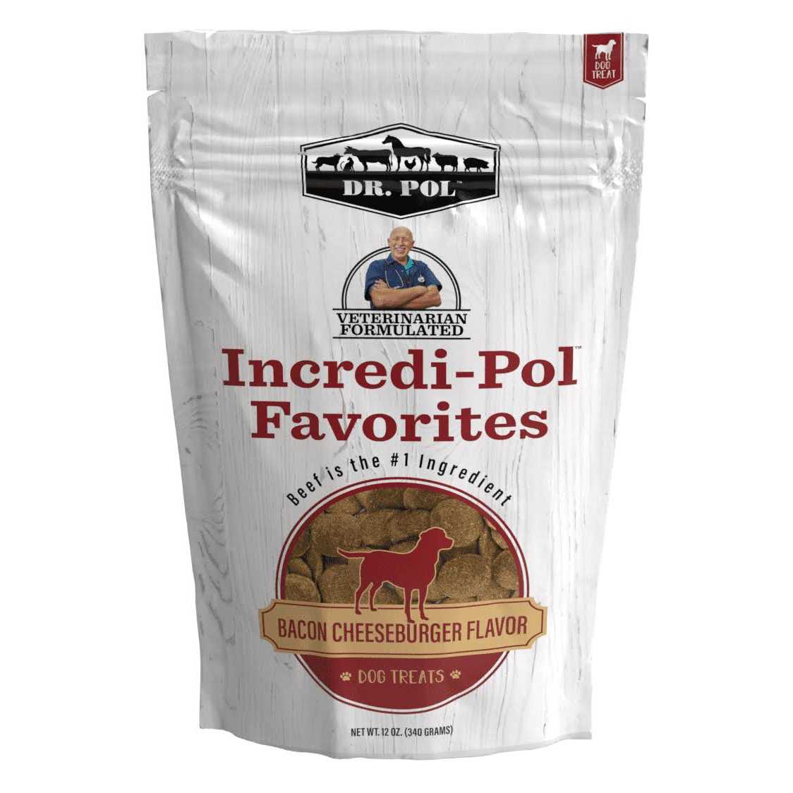 Dr. Pol Incredi-Pol Favorites Bacon Cheeseburger Flavor Crunchy Dog Treats - Pet Supplies online store