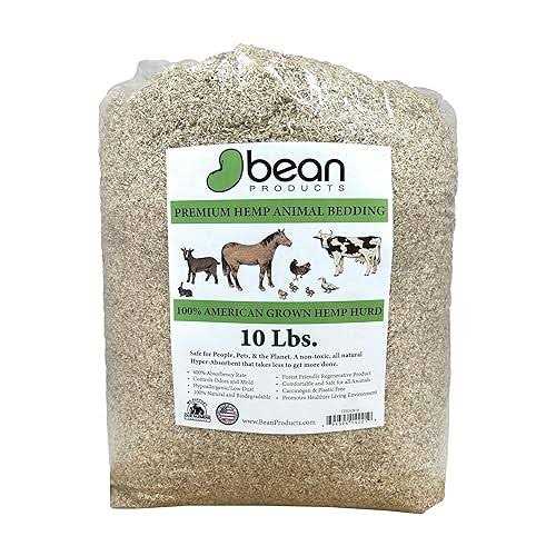 Bean Products Hemp Animal Bedding Super Absorbent Dust Free for Your Pet - Pet Supplies online store
