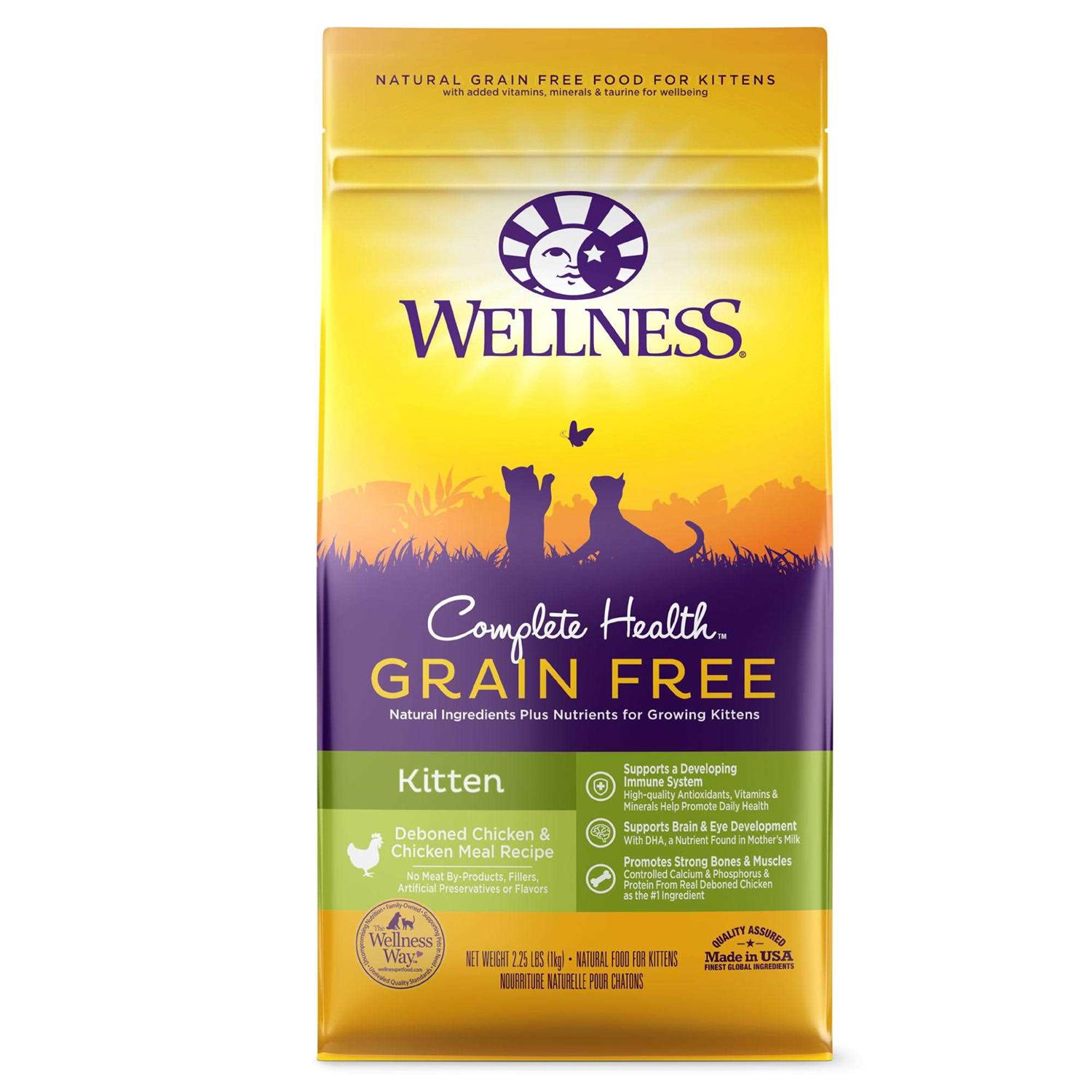 Wellness Complete Health Grain-Free Indoor Deboned Chicken Recipe Dry Cat Food - Pet Supplies online store