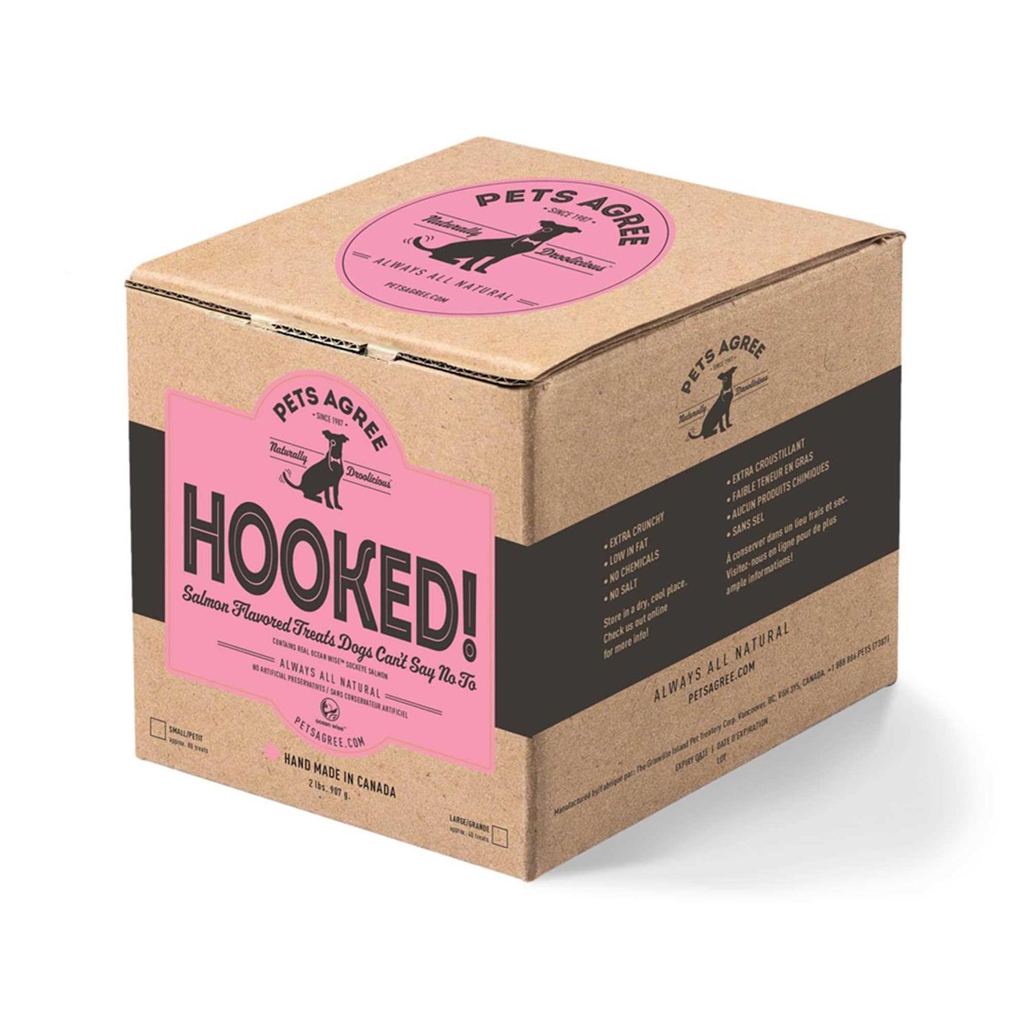 The Granville Island Pet Treatery Hooked! Pets Agree Salmon Flavored Dog Treats - Pet Supplies online store