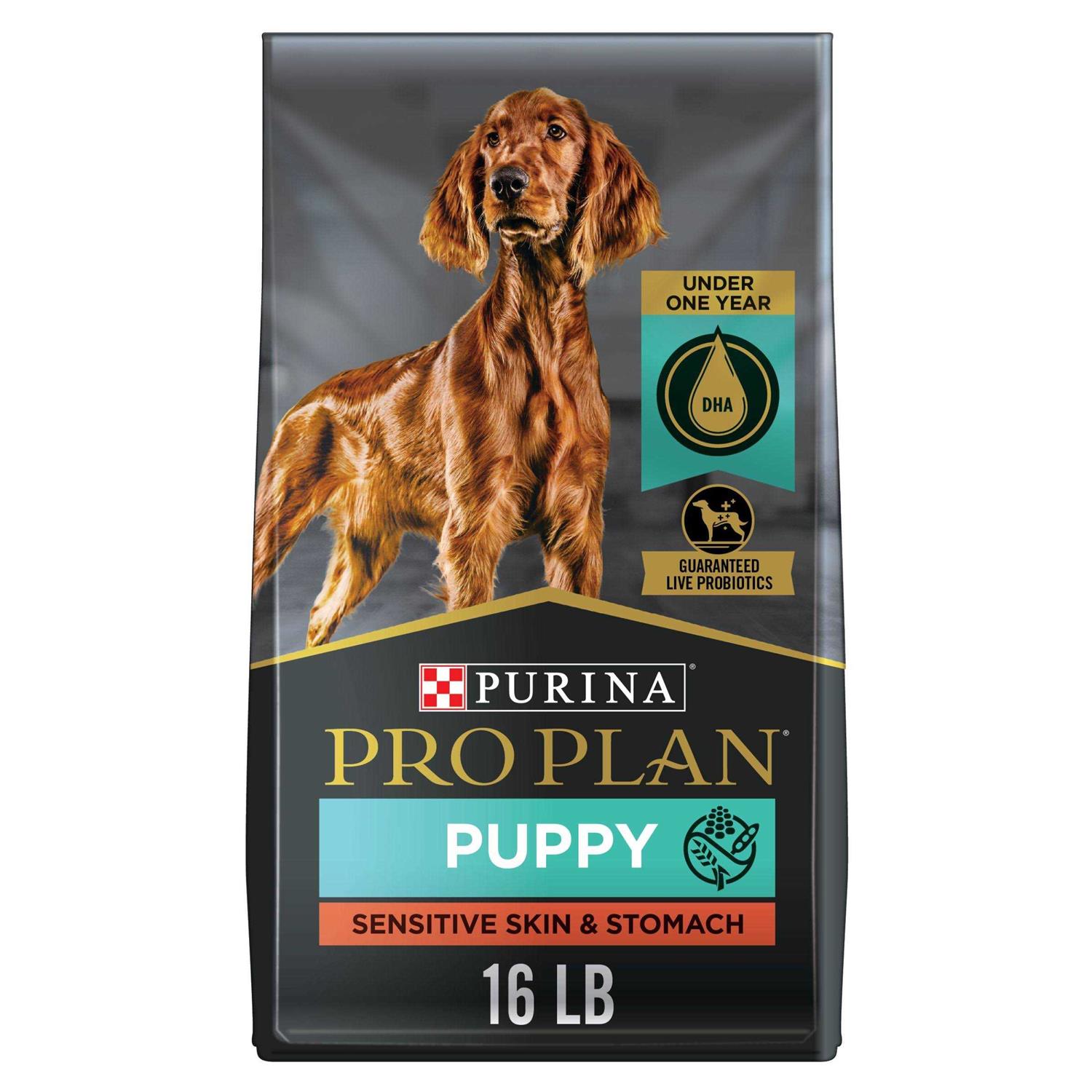 Purina Pro Plan Sensitive Skin & Stomach Dry Puppy Food - Pet Supplies online store