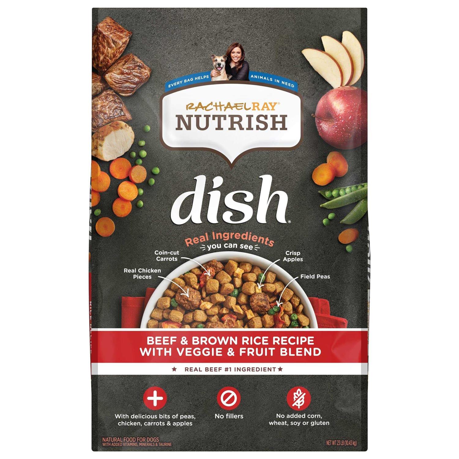 Rachael Ray Nutrish Dish Brown Rice Dog Food - Pet Supplies online store