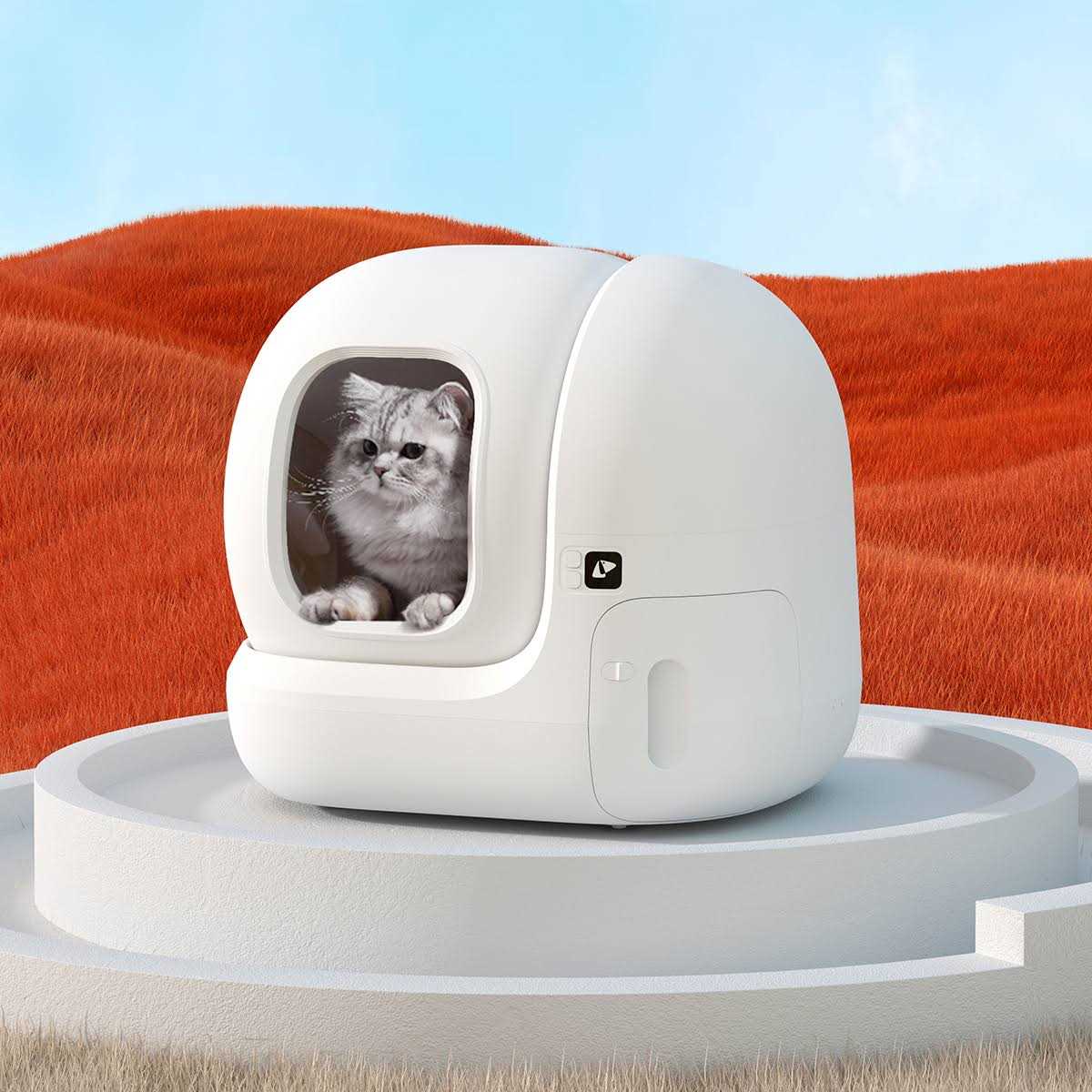 Petkit PuraMax Self-Cleaning Wifi Enabled Automatic Cat Litter Box for Multiple Cats with Litter Mat - Pet Supplies online store