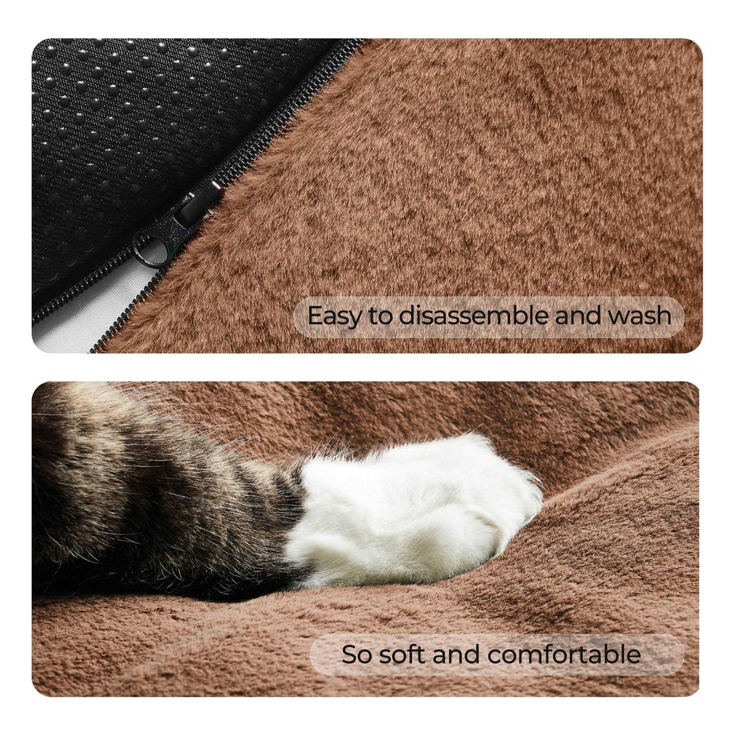 Allisandro Calming Dog Sofa Cover Bed Luxury Faux Fur Pet Couch Protector Bed - Pet Supplies online store