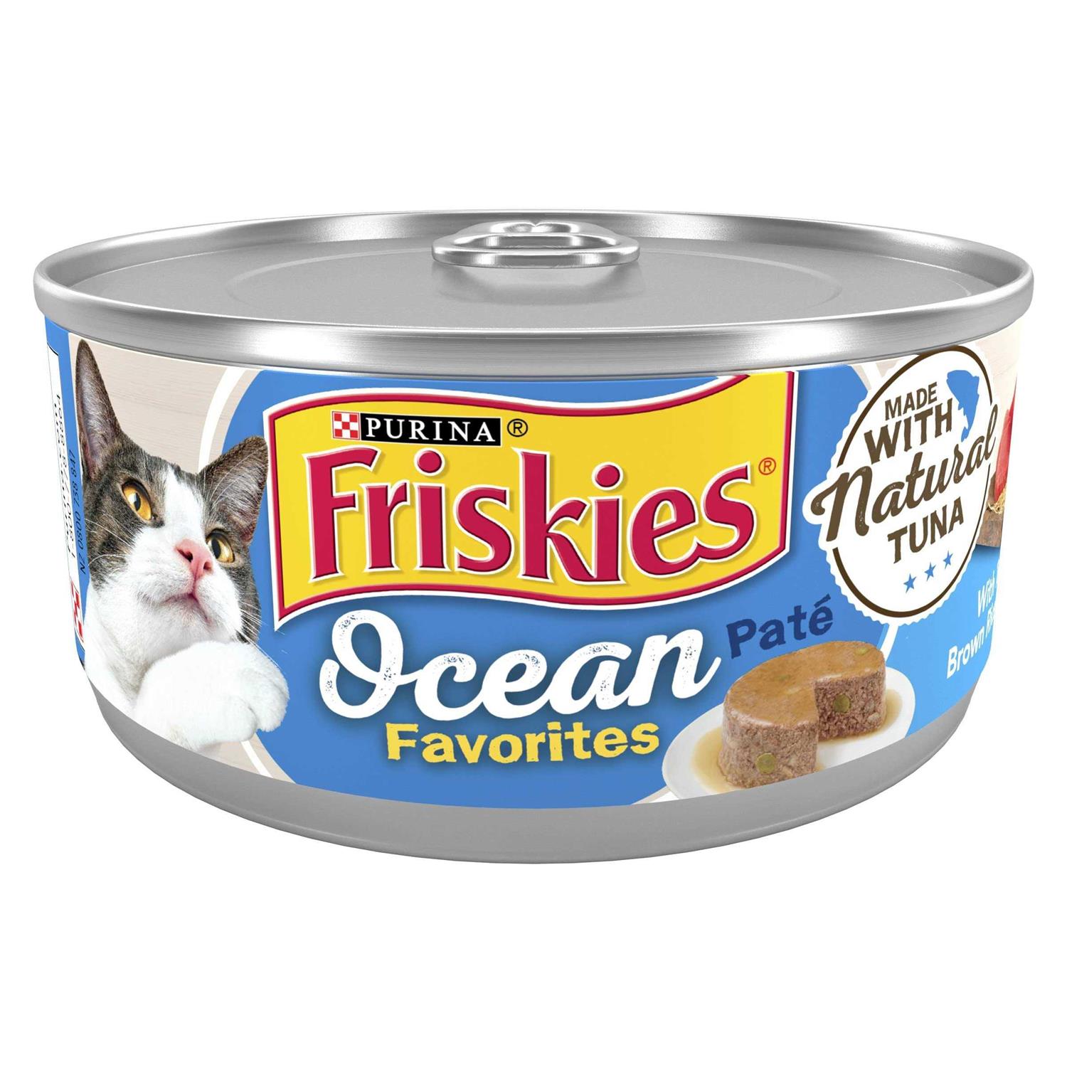 Purina Friskies Wet Cat Food Ocean Favorites - Pet Supplies online store