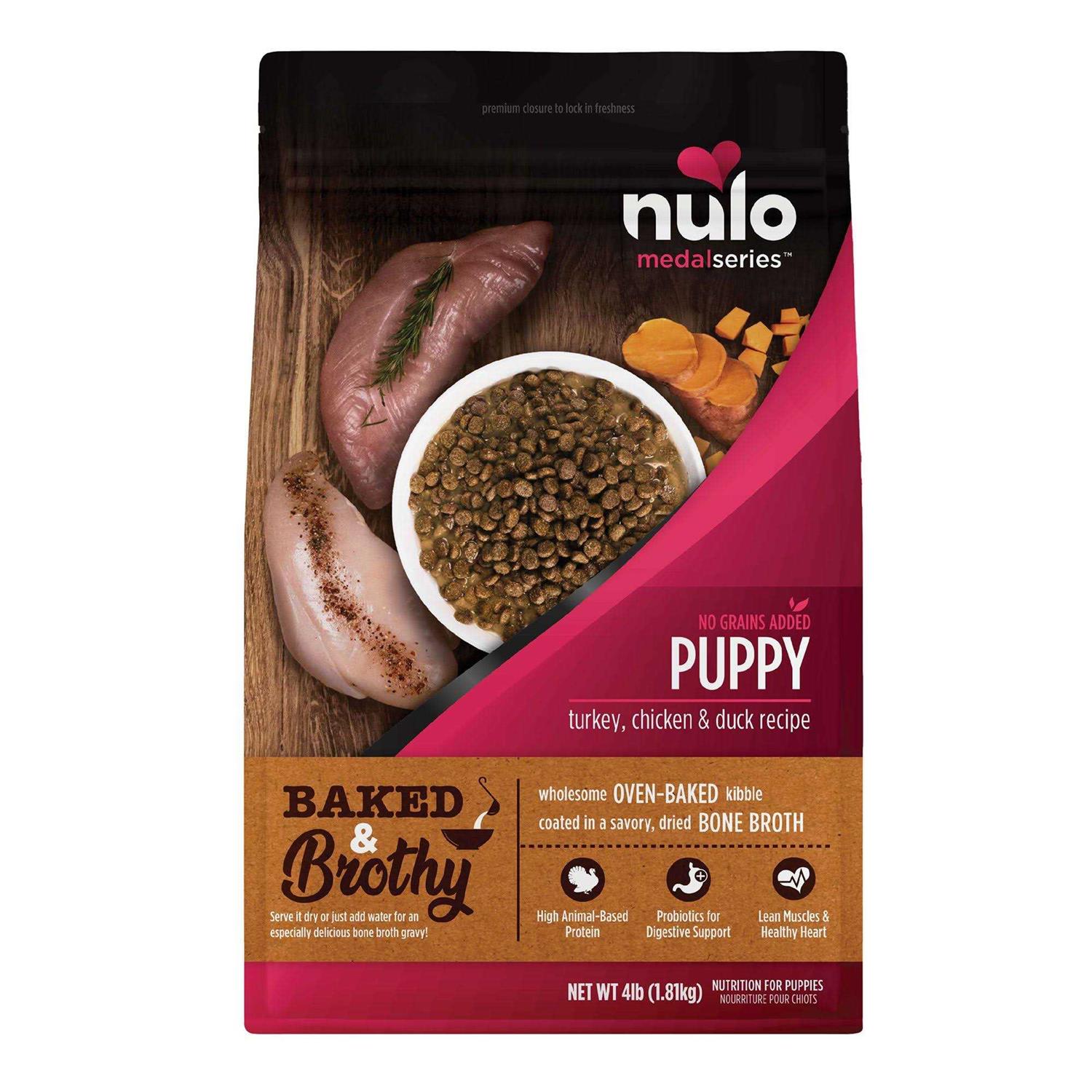 Nulo MedalSeries Puppy Dry Dog Food High-Protein, Turkey, Chicken and Duck - Pet Supplies online store