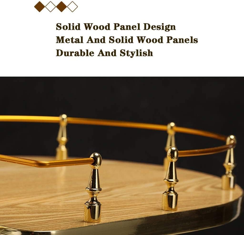 Bar Serving Cart for Hotels Creative Restaurant, Modern Design 3 Tiers Cart On Wheels Serving Drinks Trolley Bar Catering Trolley Storage