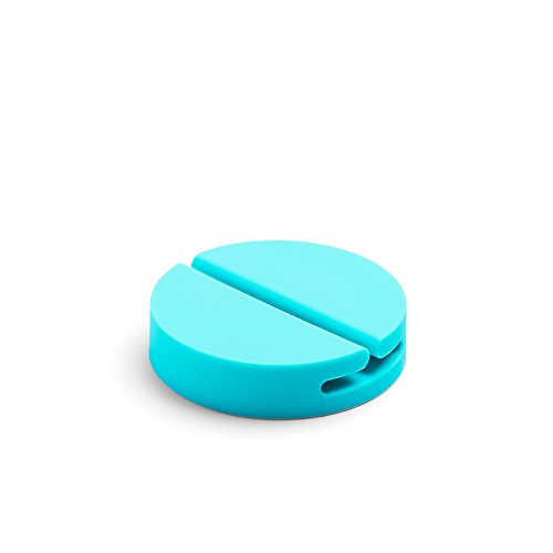 Poppin Jumbo Cable Clip - Cable Management, Cord Organizer, Weighted Cord Holder for Desk, Holds Multiple Medium to Large Cables (White)