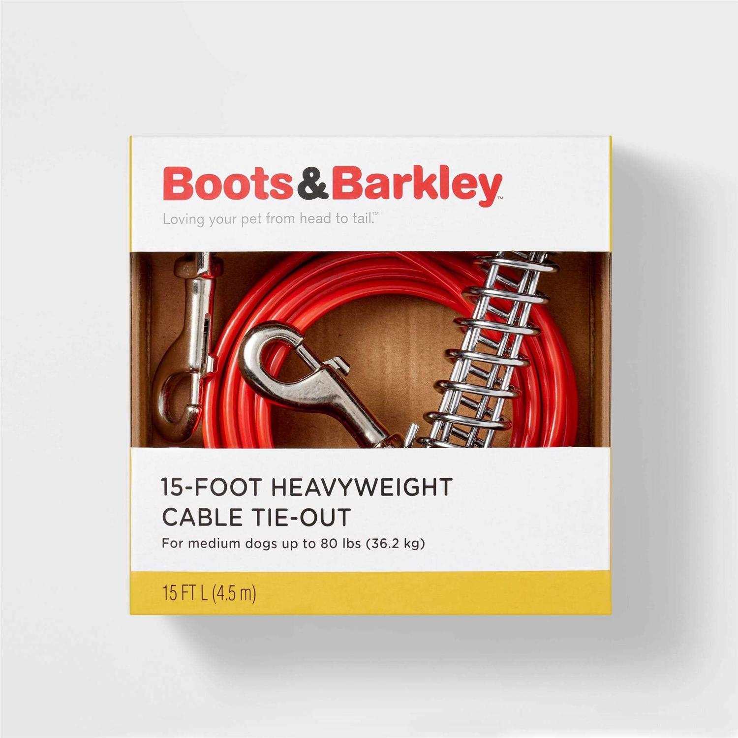 Boots & Barkley Heavyweight Cable Tie-Out for Dogs - Pet Supplies online store