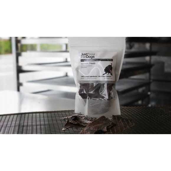 JustFoodForDogs Venison Dehydrated Dog Treats - Pet Supplies online store