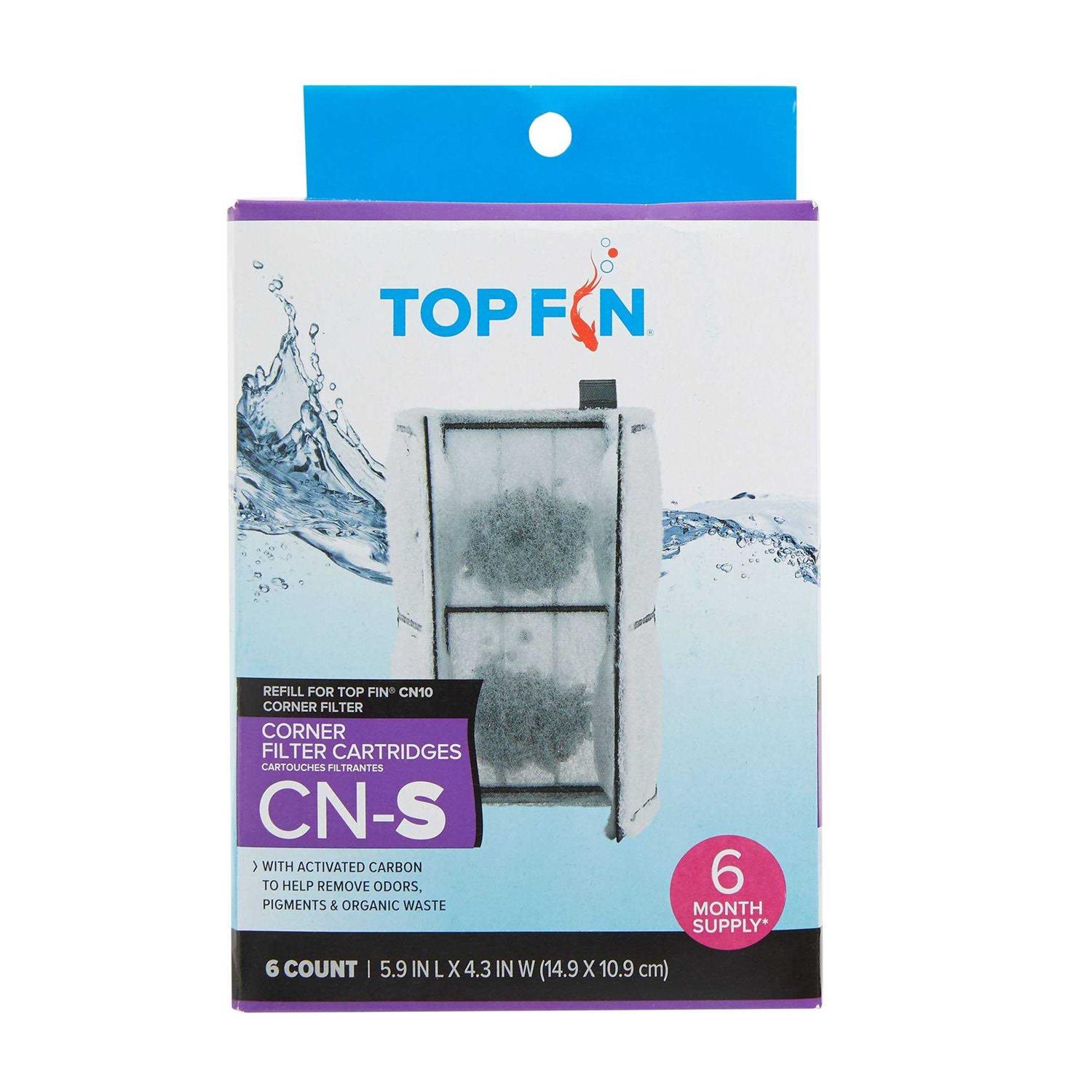 Top Fin CN-S Corner Filter Cartridges - Pet Supplies online store