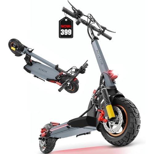 Electric Scooter Adults, 800W Motor & 28 MPH Portable Folding Commuting Eletric Scooter, Up to 22 Miles Range, 10