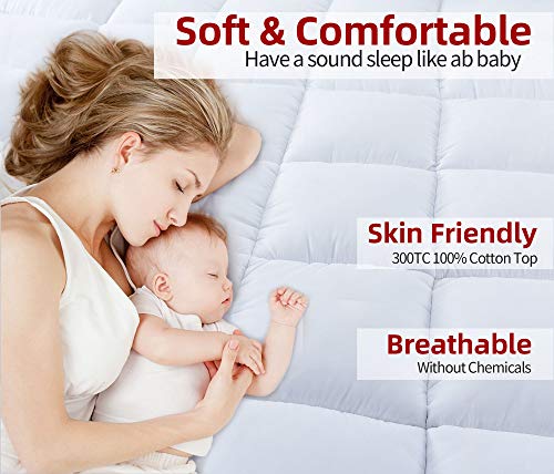 King Mattress Topper Down Alternative Overfilled 2