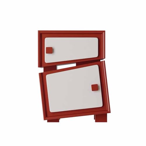 Rectangular Double Storage Night Stand Spliced Twisted Simple Sofa Sideboard Classic Solid Wood French Light Luxury Cream Bedside Table Slim Nightstand