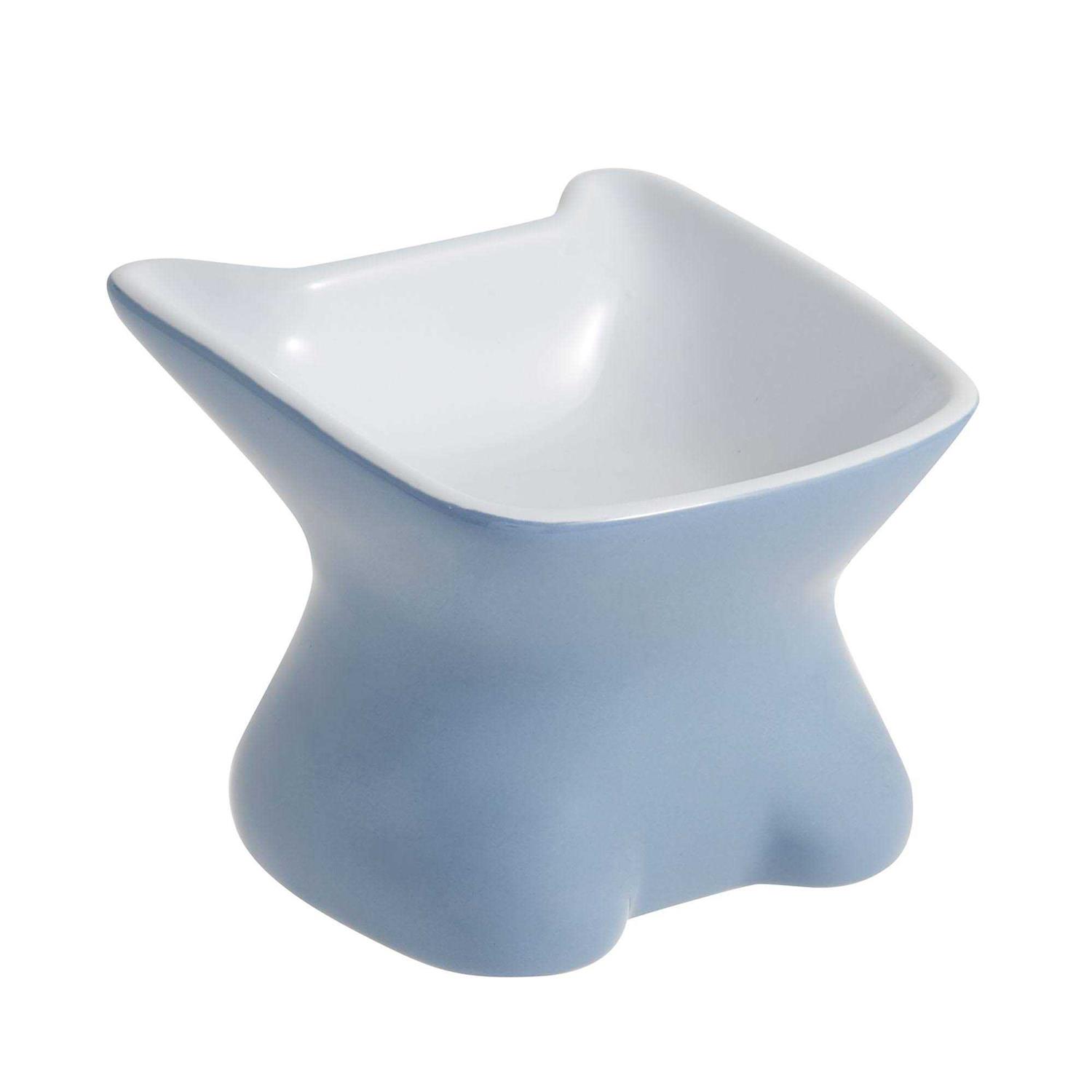 Whisker City Elevated Ceramic Cat Bowl - Pet Supplies online store