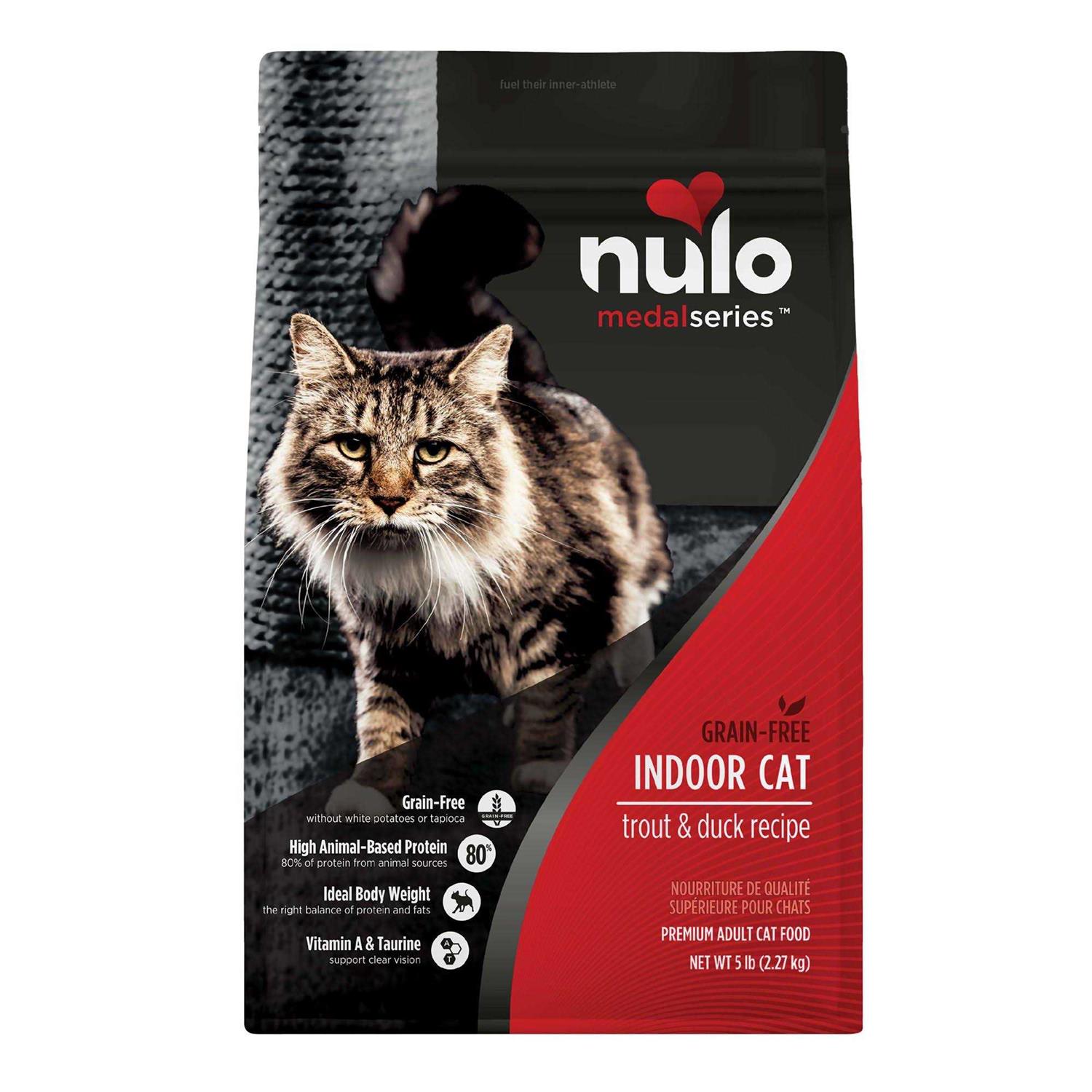 Nulo Grain Free Trout & Duck MedalSeries Dry Adult Cat Food - Pet Supplies online store