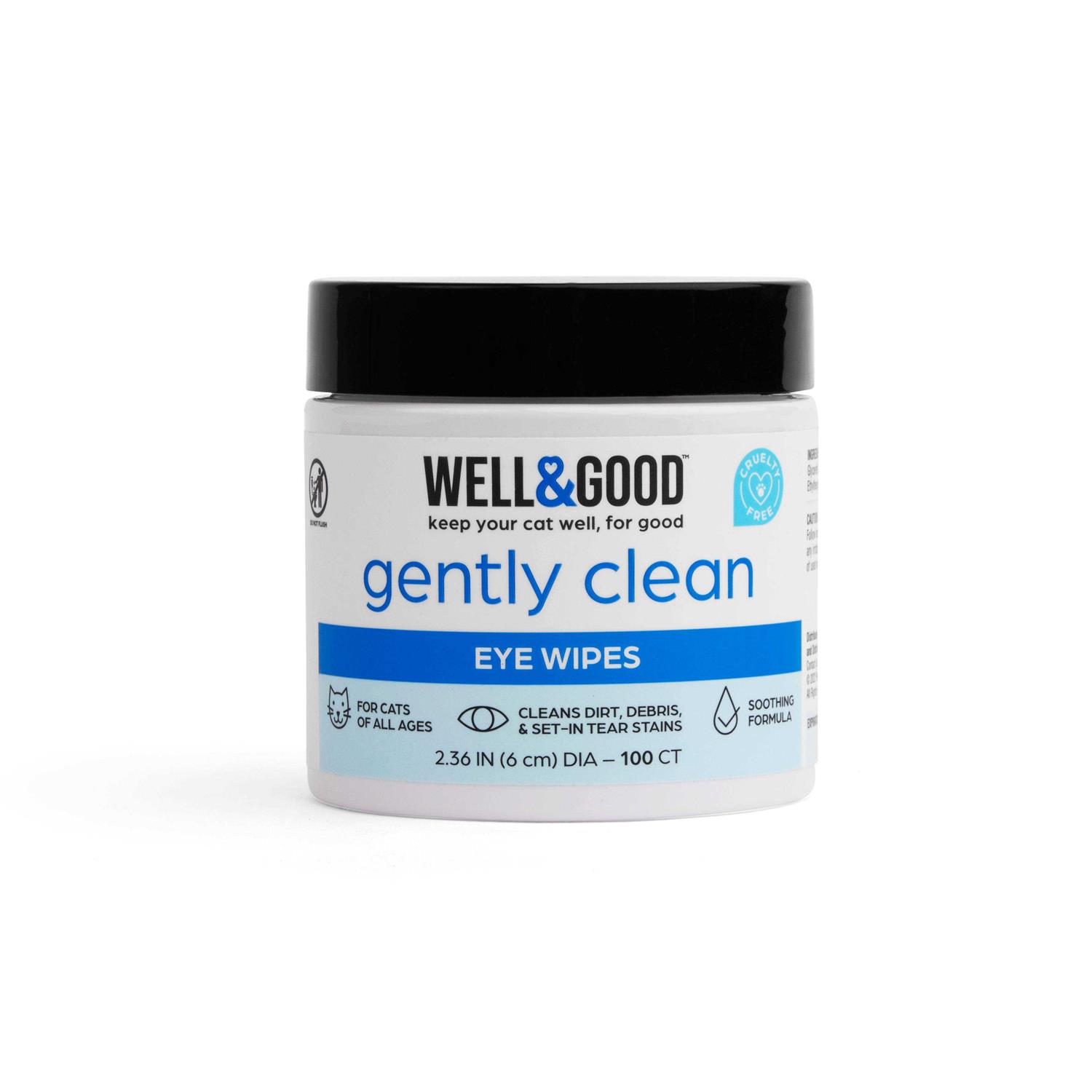 Well & Good Cat Eye Wipes - Pet Supplies online store