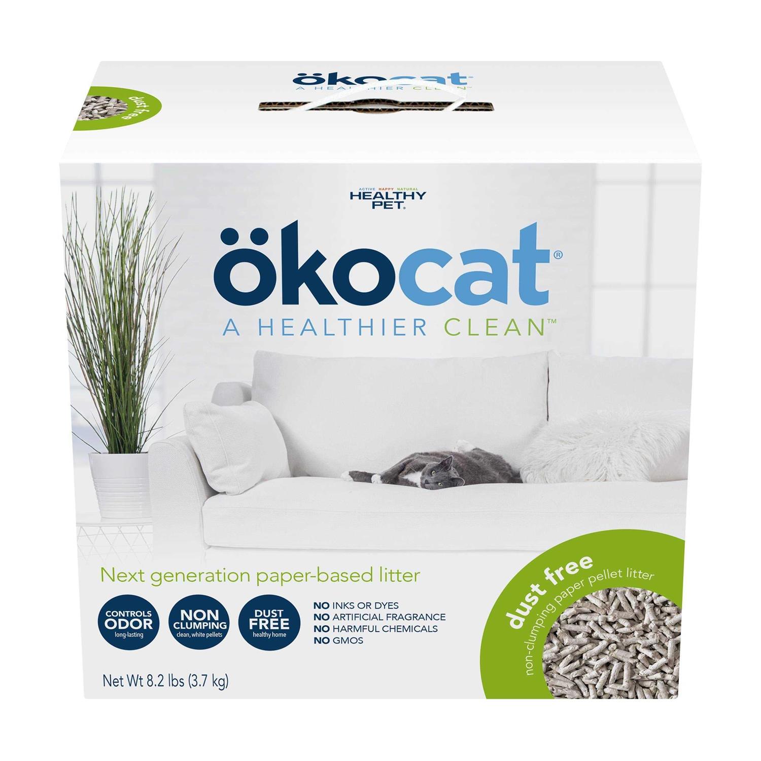Okocat Natural Dust-Free Paper Cat Litter - Pet Supplies online store