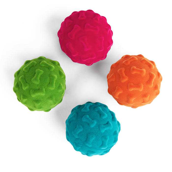 Leaps & Bounds Flocked Foam Dog Toy - Pet Supplies online store