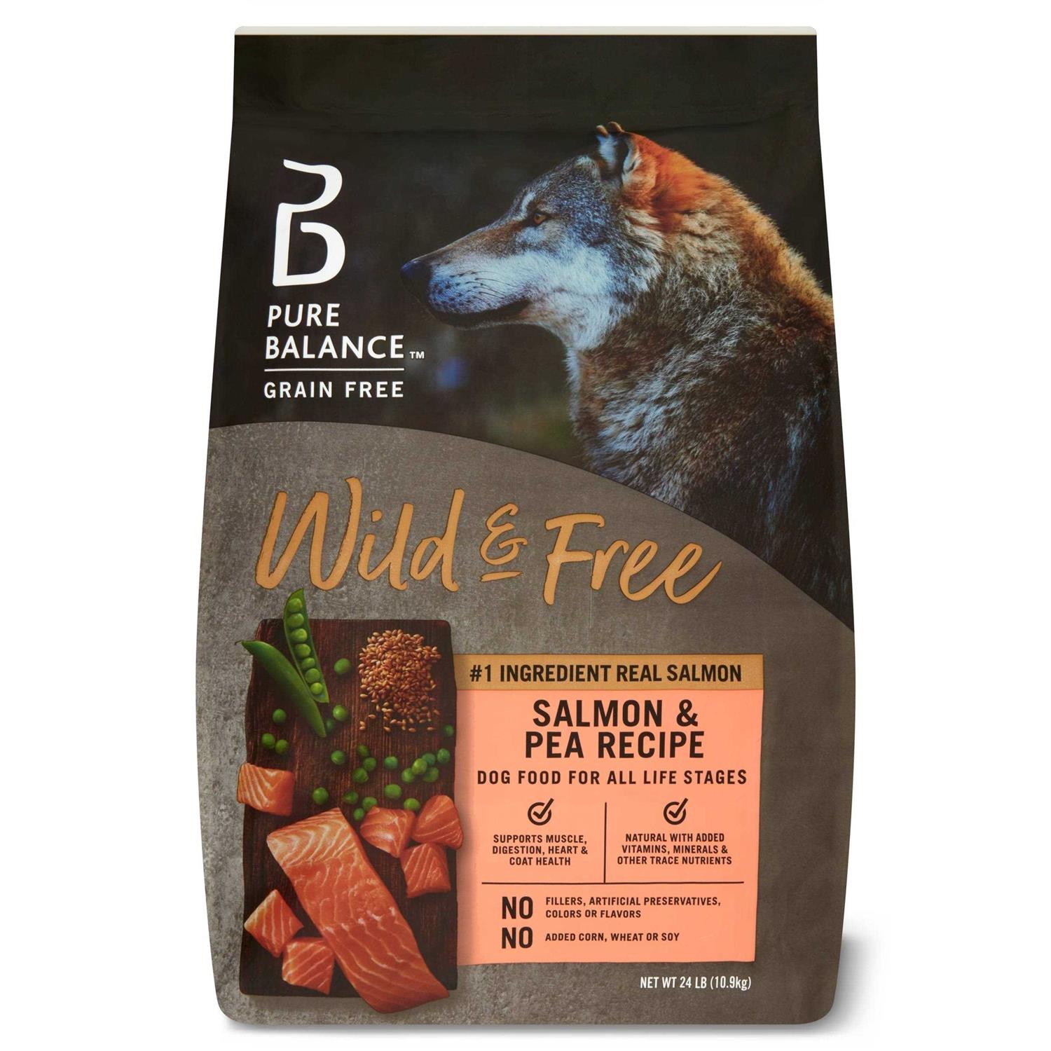 Pure Balance Wild & Free Salmon & Pea Recipe Dry Dog Food - Pet Supplies online store