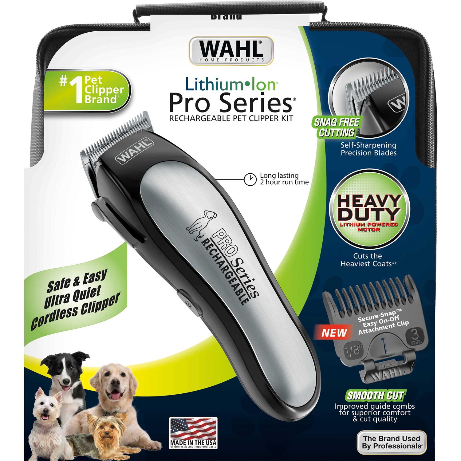Wahl Lithium Ion Pro Series Cordless Dog Pet Clipper - Pet Supplies online store