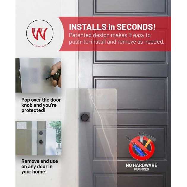 CLAWGUARD Original The Ultimate Door Scratch Shield - Pet Supplies online store