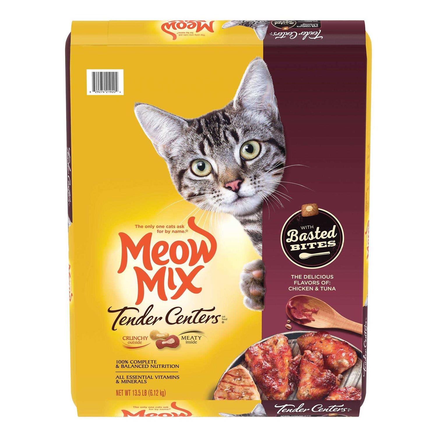 Meow Mix Tender Centers Cat Food - Pet Supplies online store