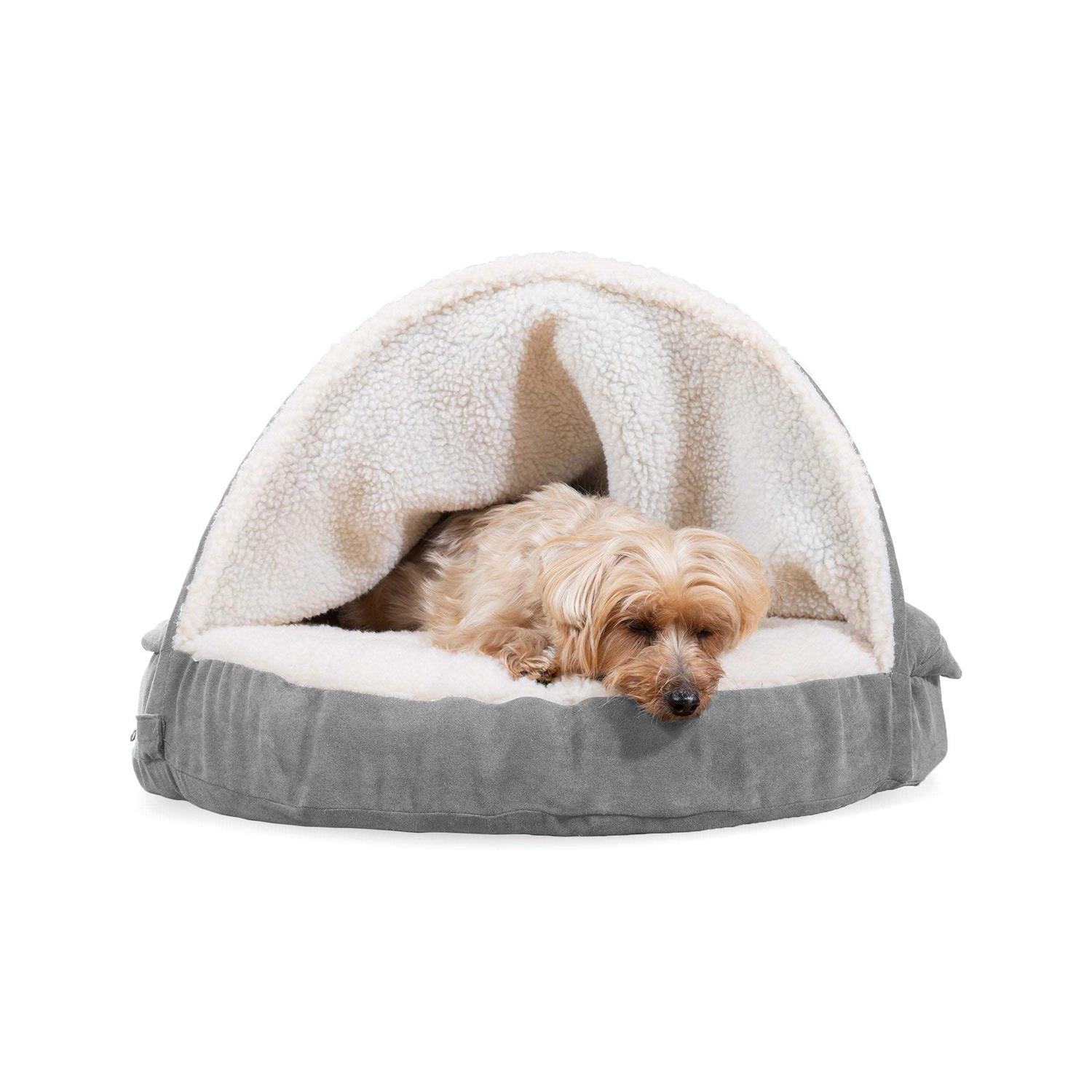 FurHaven Faux Sheepskin Snuggery Orthopedic Pet Dog Bed - Pet Supplies online store