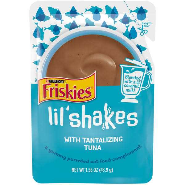 Purina Friskies Lil' Shakes With Tantalizing Tuna Wet Cat Food - Pet Supplies online store