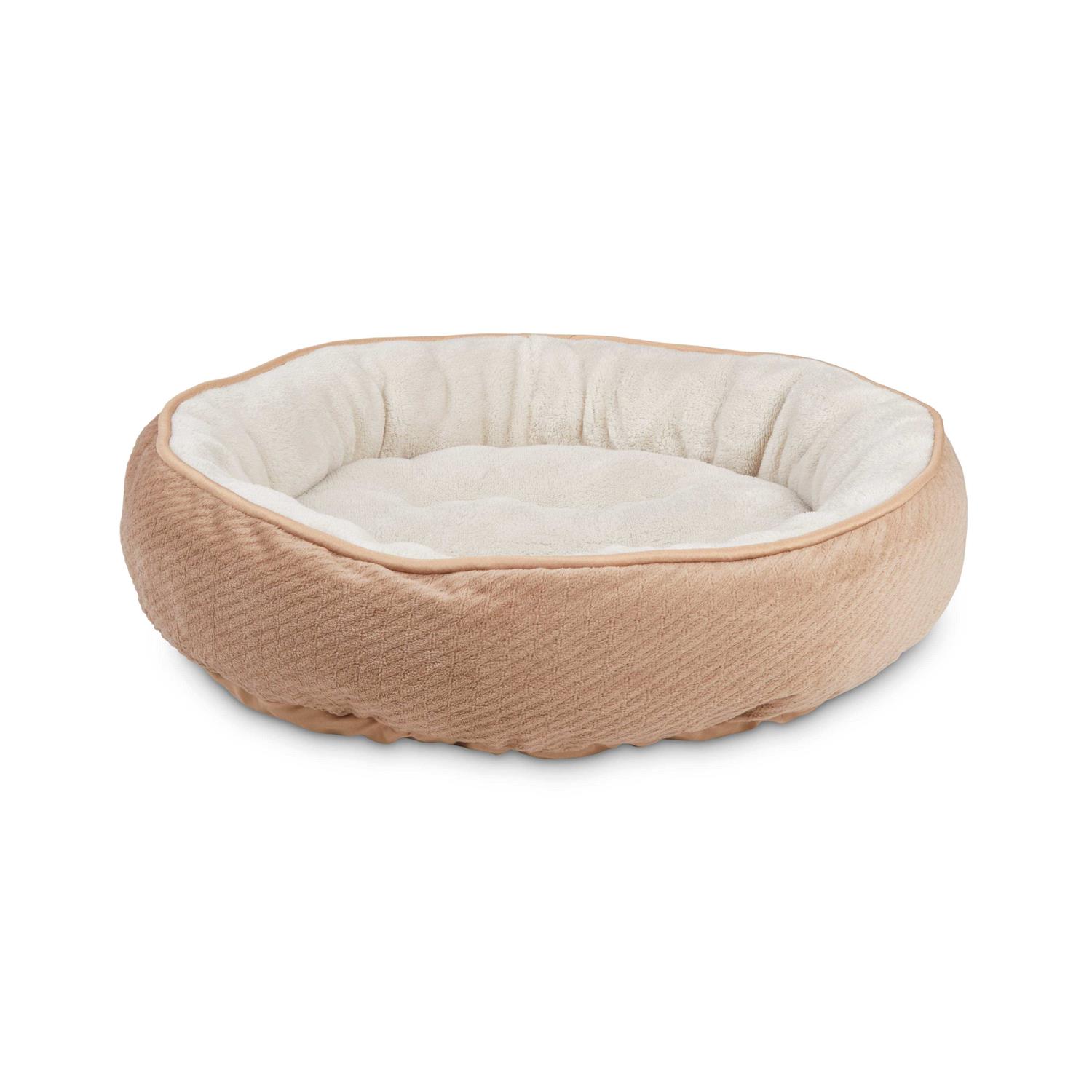 EveryYay Snooze Fest Textured Round Cat Bed - Pet Supplies online store