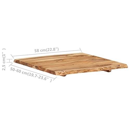 Universal Table Top rv Table top Workbench top Table Top Solid Acacia Wood 22.8