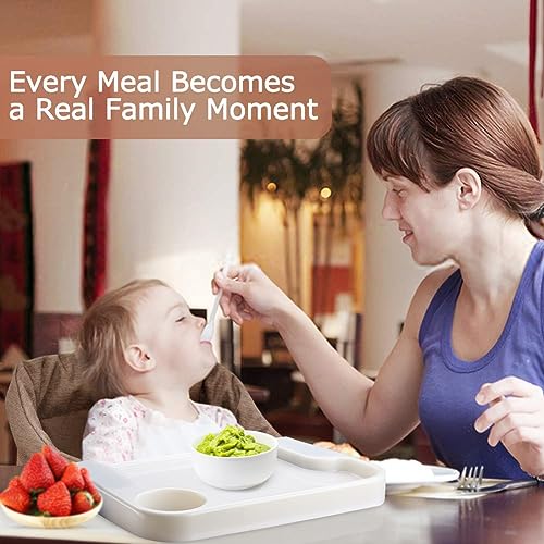 Fast Table Chair Hook on High Chair Clip on Table Clamping Chair High Load Fold-Flat Storage Tight Fixing Feeding Seat Attach to Table Ideal Folding Chair for Travel (Navy)