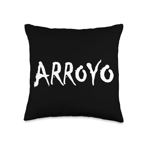 Arroyo Last Name American Hispanic Mexican Spanish Family Throw Pillow
