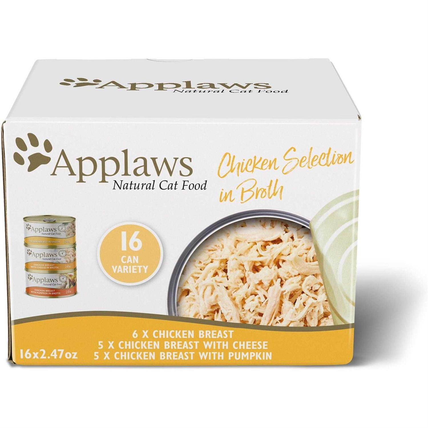 Applaws Natural Chicken Selection in Broth Cat Food Variety Pack - Pet Supplies online store