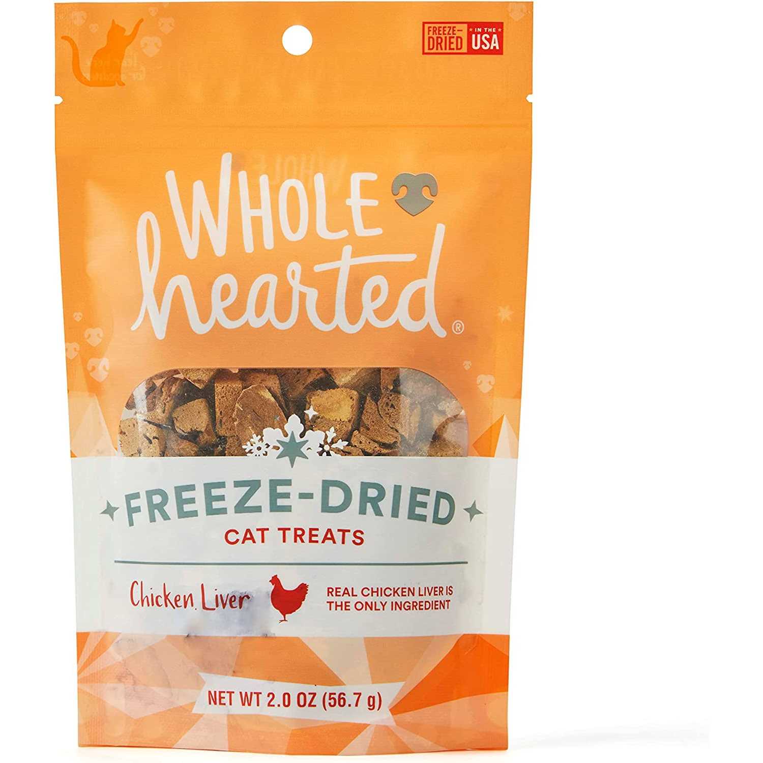 WholeHearted Chicken Liver Freeze-Dried Cat Treats - Pet Supplies online store