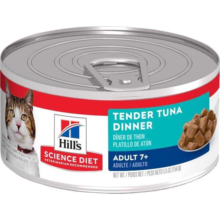 Hill's Science Diet Adult 7+ Tender Tuna Dinner Cat Food - Pet Supplies online store