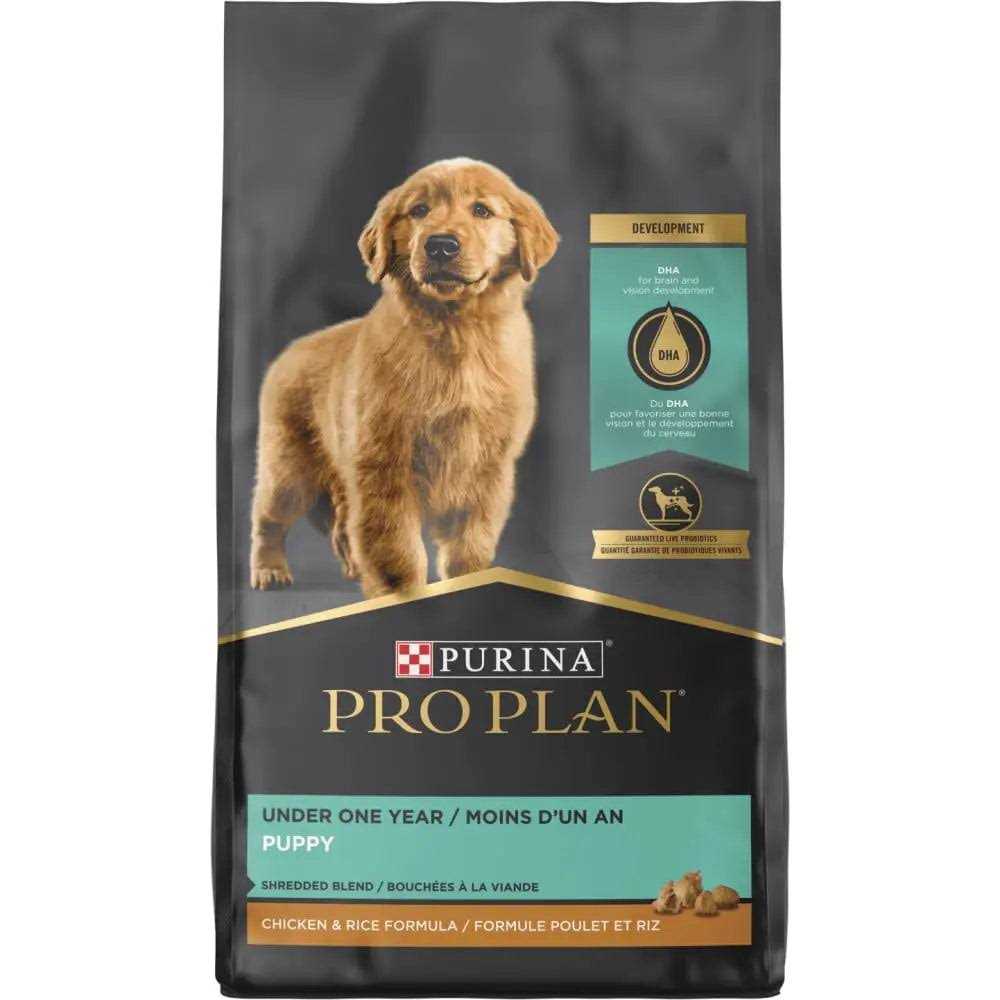 Purina Pro Plan Shredded Chicken & Rice Formula Puppy Dry Dog Food - Pet Supplies online store