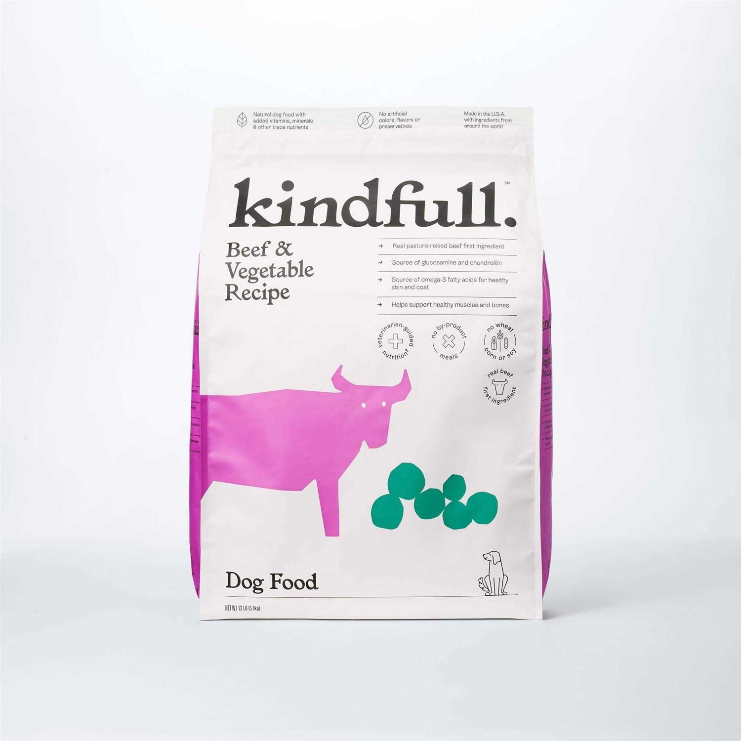 Kindfull Beef and Vegetable Recipe Dry Dog Food - Pet Supplies online store