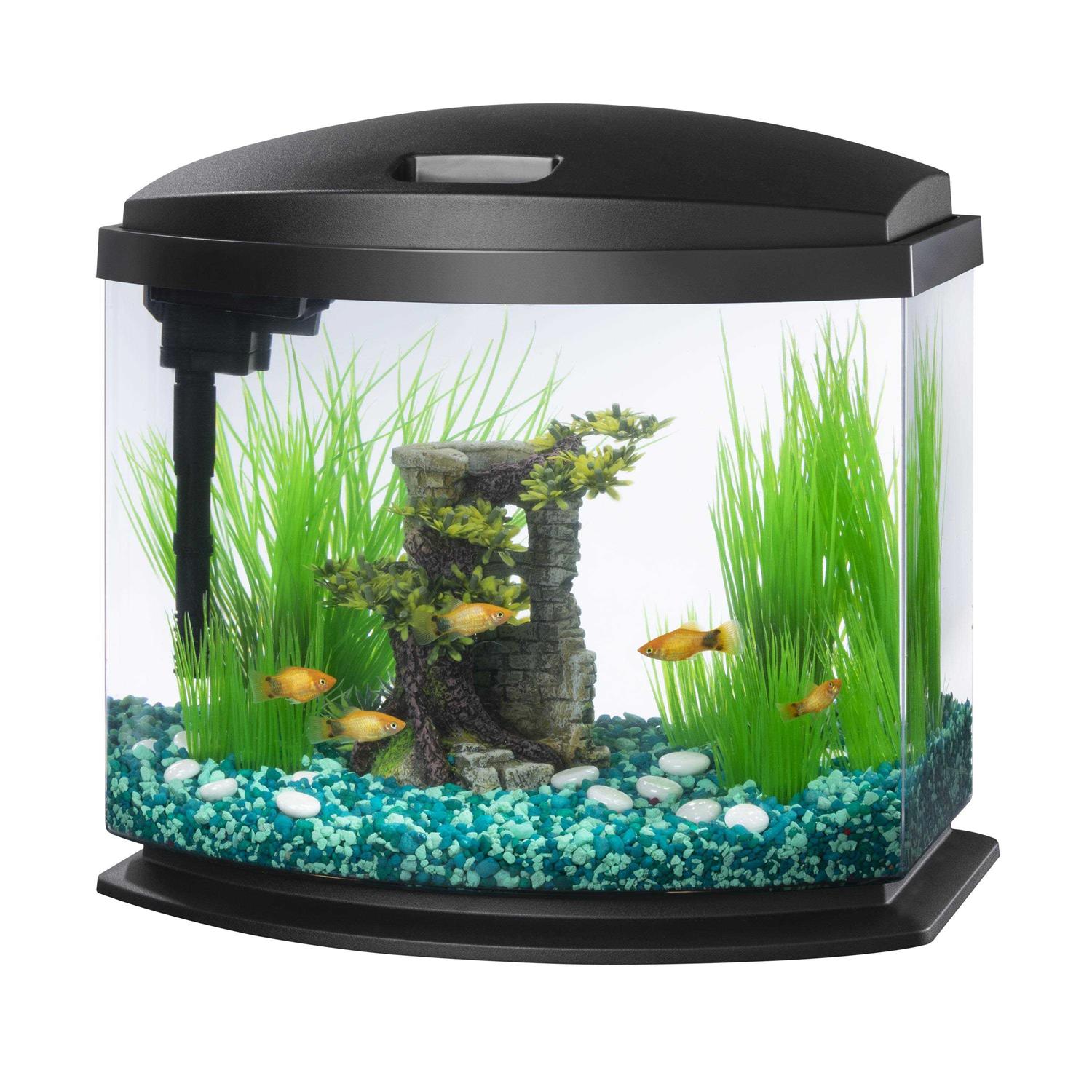 Aqueon LED MiniBow SmartClean Aquarium Kit - Pet Supplies online store
