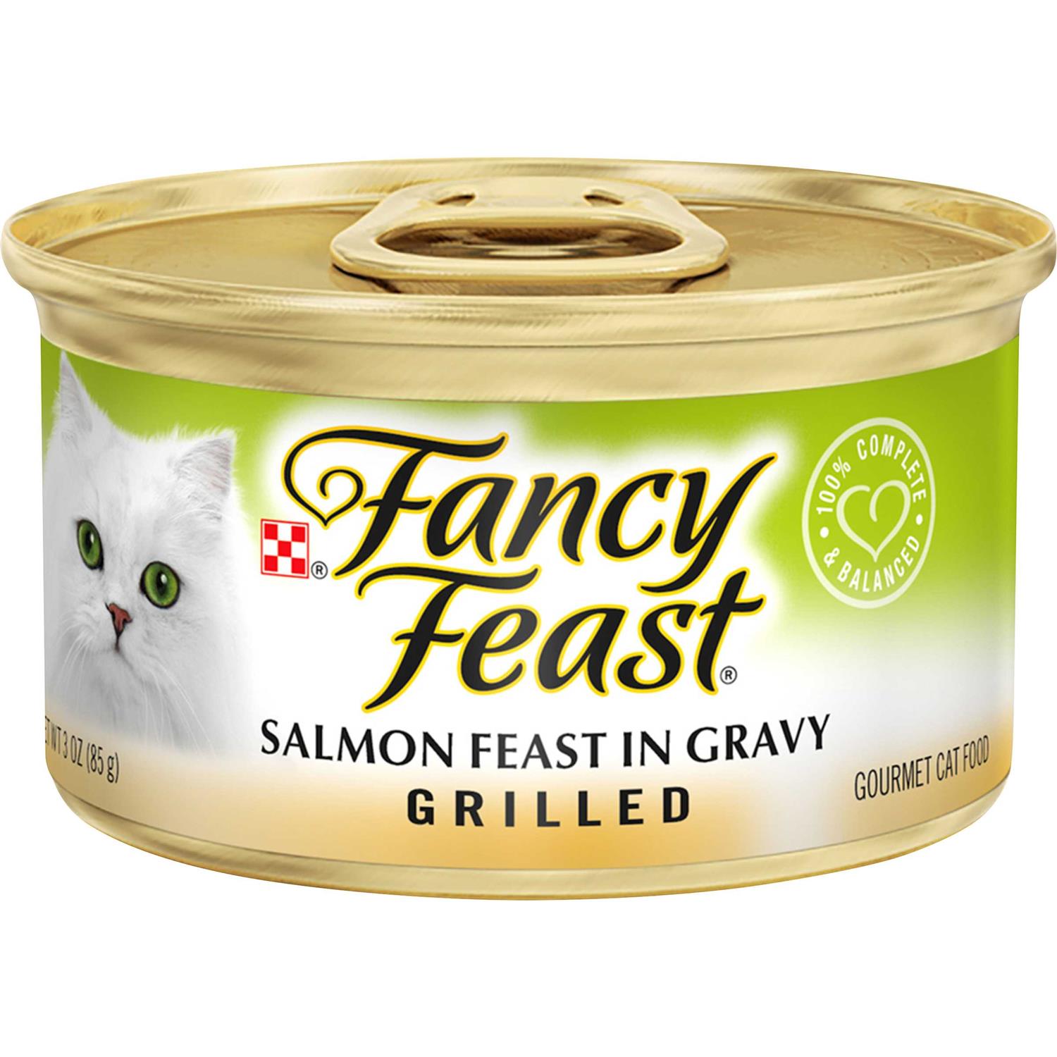 Fancy Feast Grilled Salmon Canned Cat Food, 3-oz, case of 24 - Pet Supplies online store
