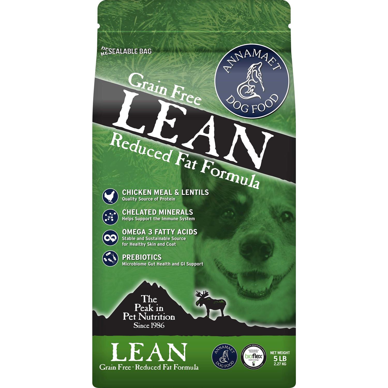 Annamaet Grain-Free Lean Fat Formula Dry Dog Food - Pet Supplies online store