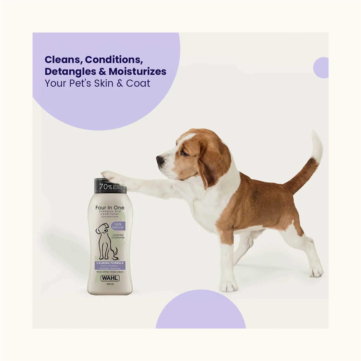 Wahl Four in One Calming Formula Shampoo and Conditioner - Pet Supplies online store